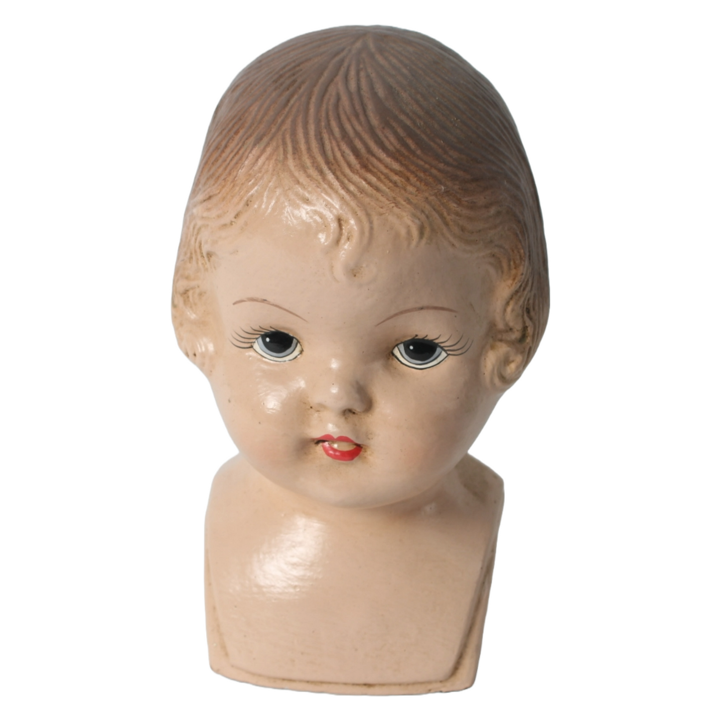 Decorative Baby Bust – Hand-Painted, Light Hair – Unique Collectible