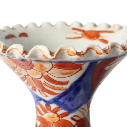 Antique Japanese Imari Vase | 19th-Century Arita Porcelain with Relief