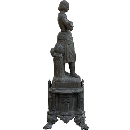 Beautiful Statue of Jeanne d'Arc - Signed by M. Reberg