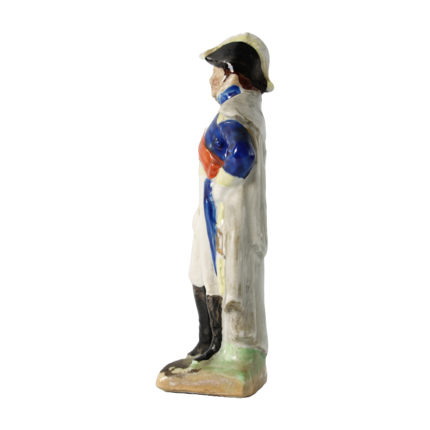 Hand-Painted Porcelain Figure of Napoleon Marshal Jean Lannes, Scheibe Alsbach,