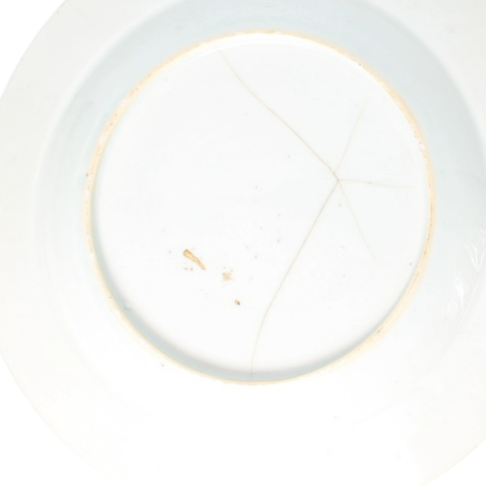 Pair of antique Chinese porcelain plates Qing dynasty – Kangxi style – ca. 1700–