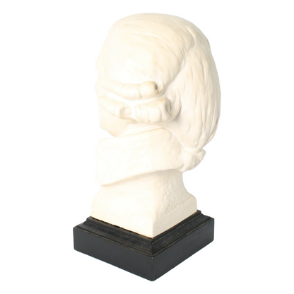 Vintage Goebel Joseph Haydn Bust | Bisque Porcelain Sculpture on Black Base