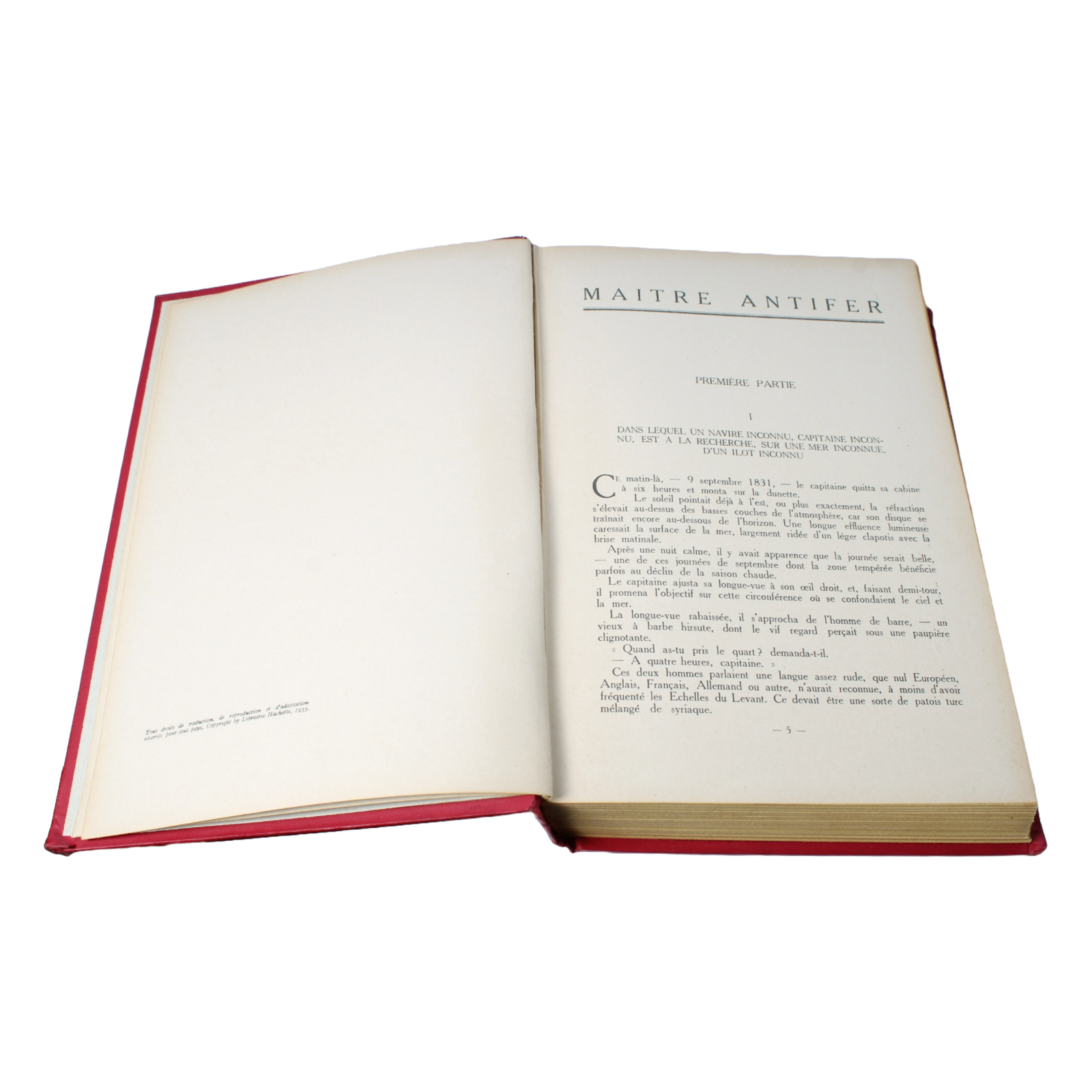 "Mirifiques Aventures de Maître Antifer" - Jules Verne, Deluxe Edition, 1935