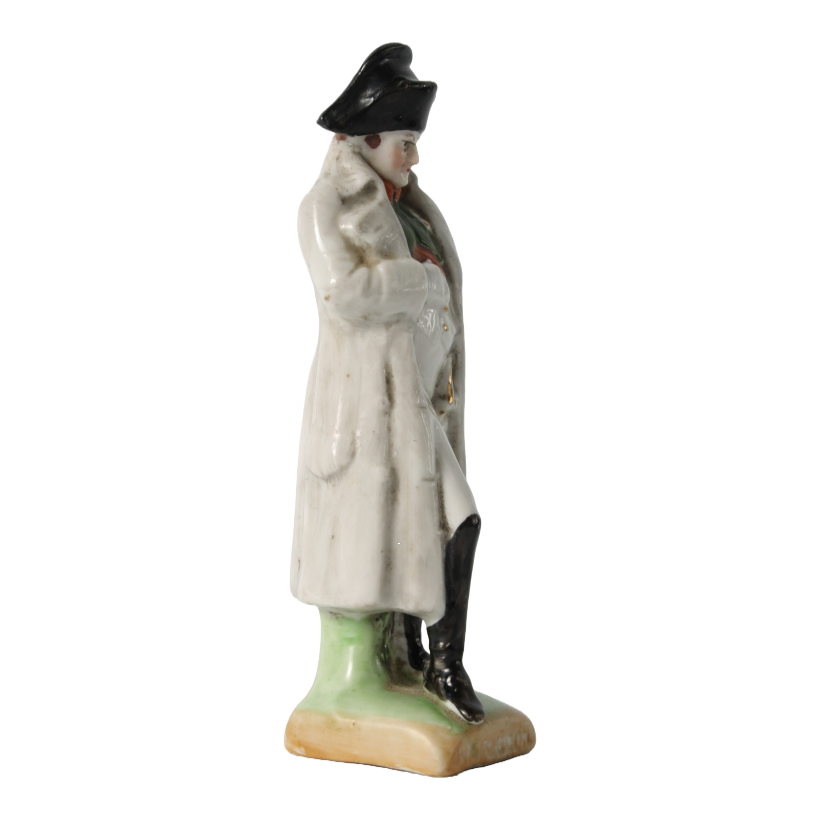 Antique Porcelain Napoleon Figurine by Kister Scheibe Alsbach, Germany, ca. 1900
