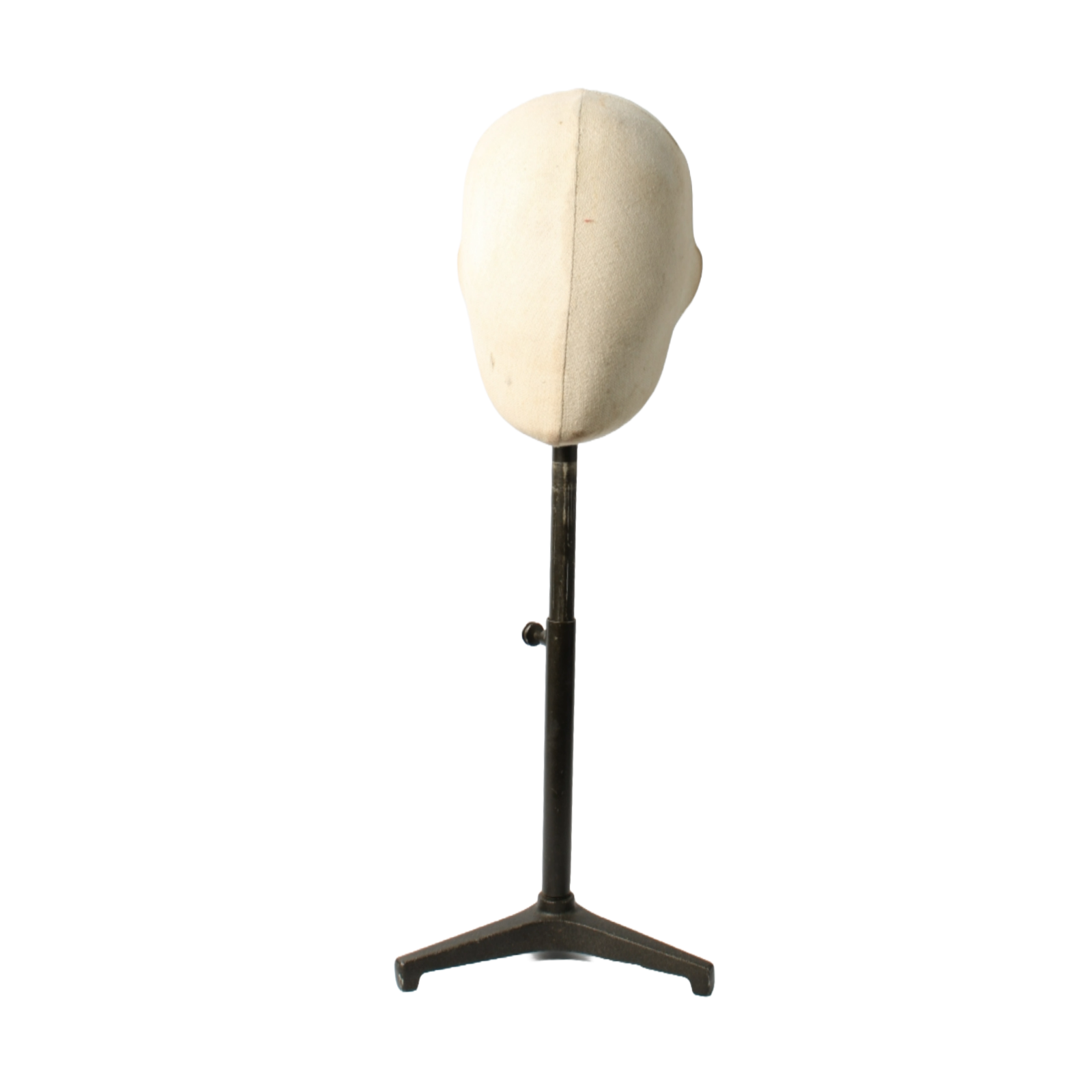 Vintage 1920s French Fencing Mask and Mannequin Head on Adjustable Stand