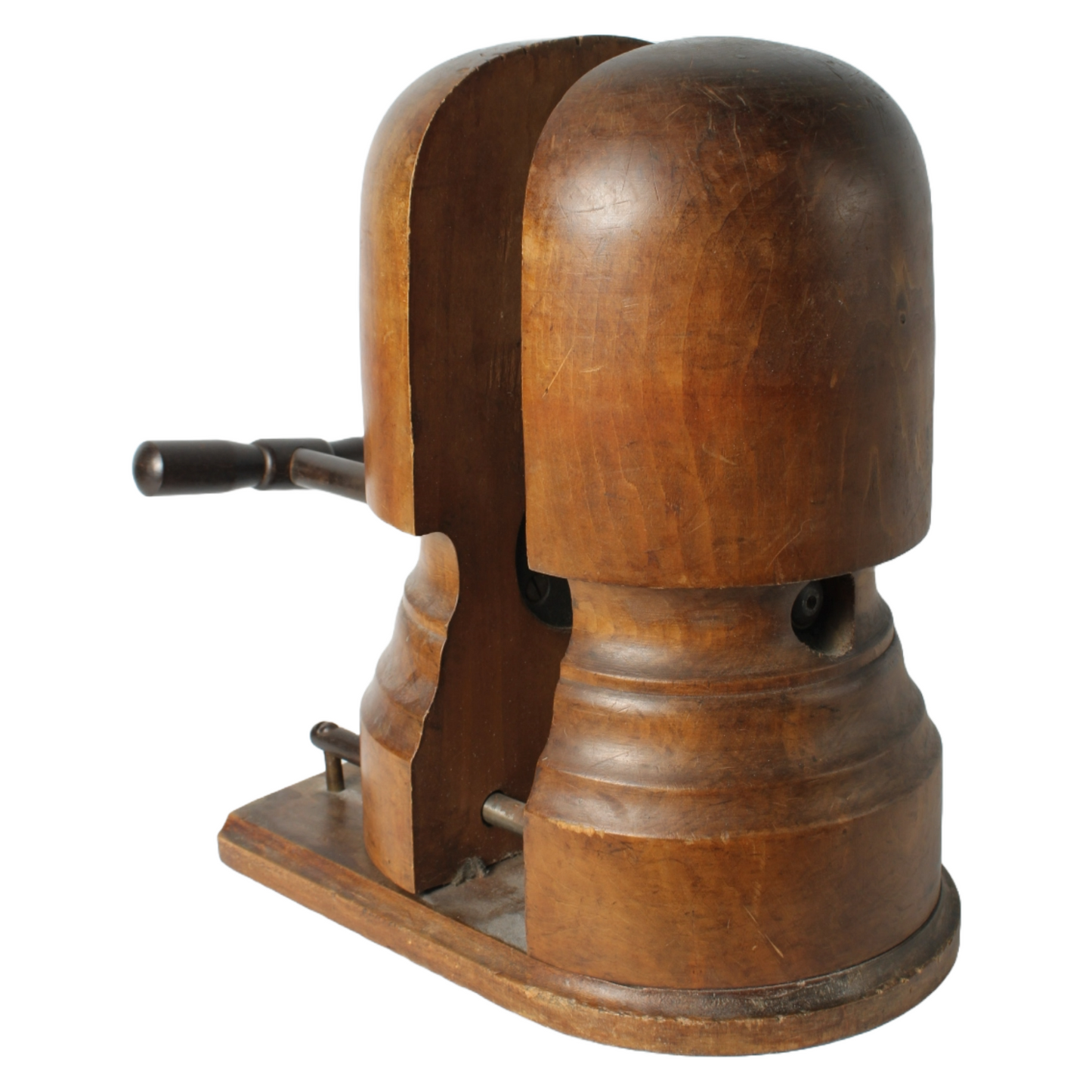 Antique Brown Bowler Hat (Size 60) and Hat Stretcher – Wegener & Allie Maillard
