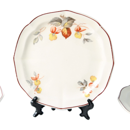 Vintage Floral Dinnerware Set | Société Céramique Maastricht | Handmade Dutch