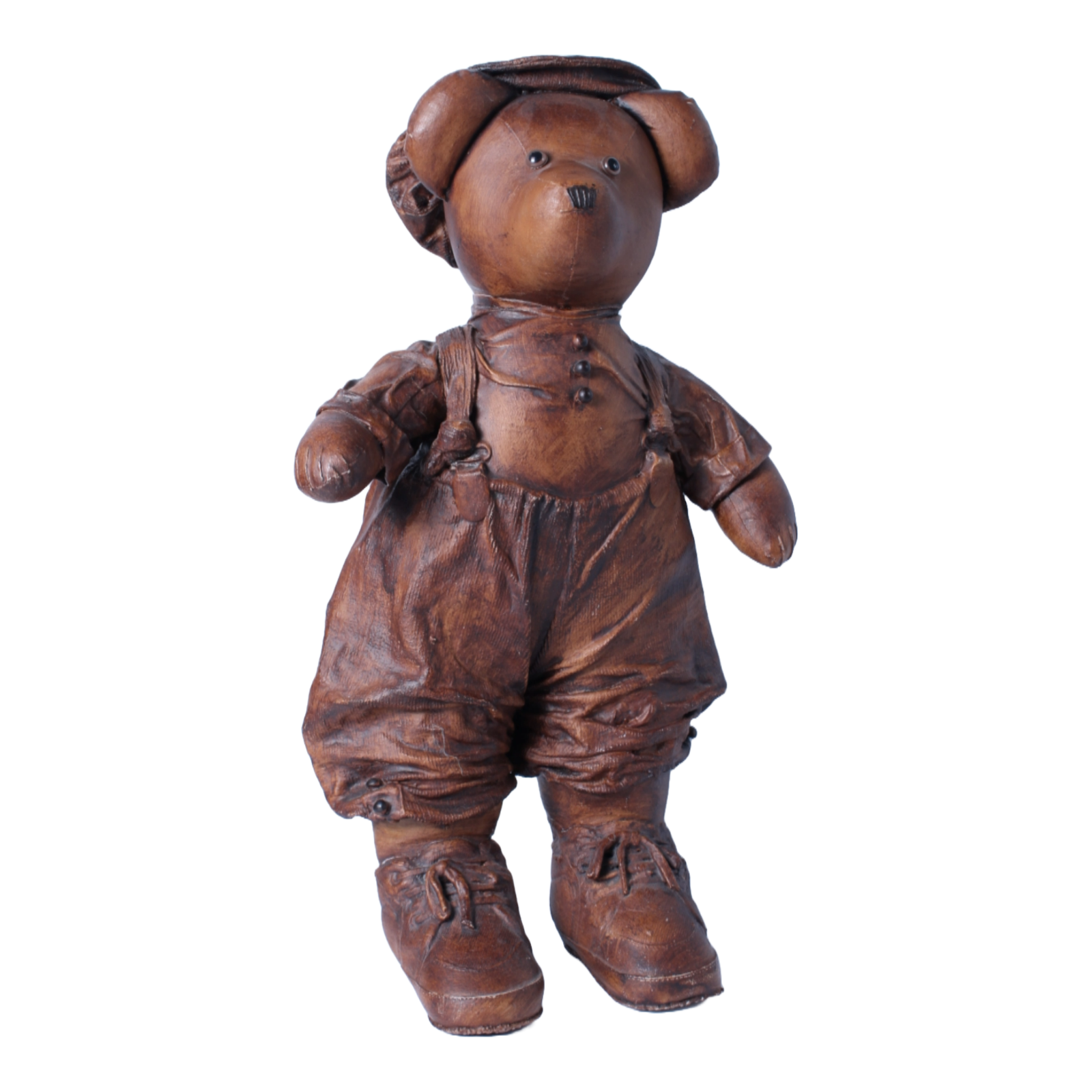 Bronze-Colored Teddy Bear - Handmade in England - 48 cm Tall