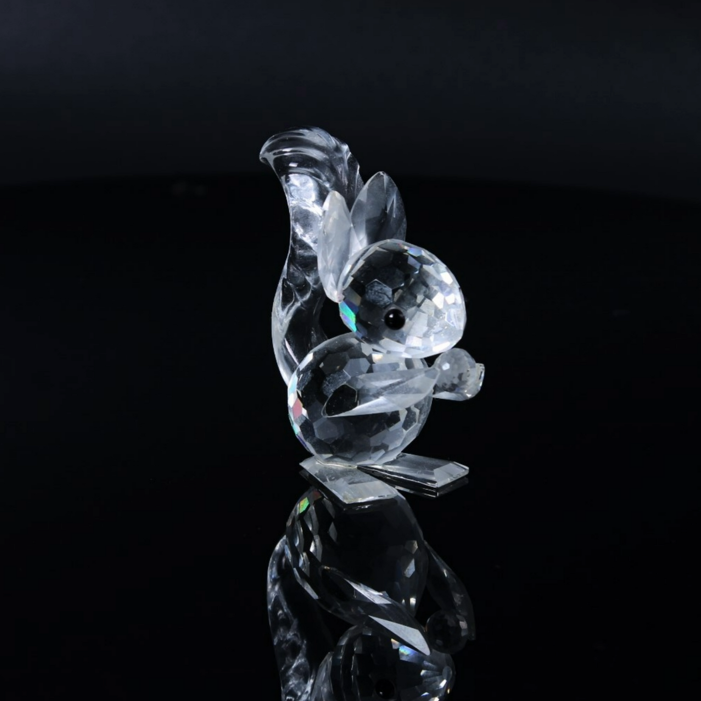 Swarovski Squirrel with Nut - Beautiful Crystal Figurine from Austria