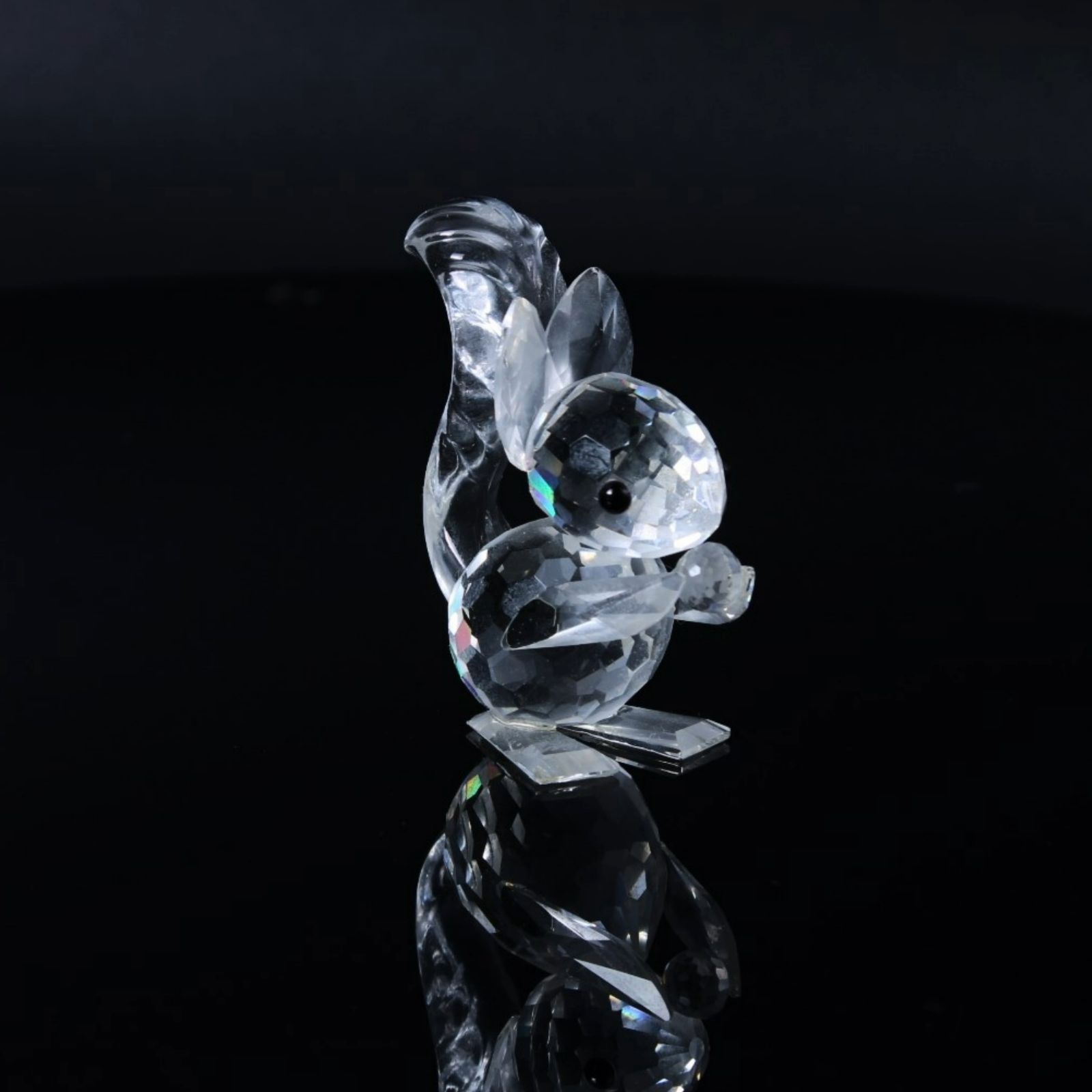 Swarovski Squirrel with Nut - Beautiful Crystal Figurine from Austria