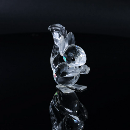 Swarovski Squirrel with Nut - Beautiful Crystal Figurine from Austria