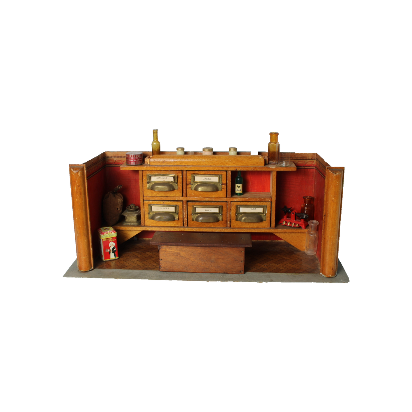 Antique Miniature Grocery Store ca. 1900–1920 | Complete with Counter,