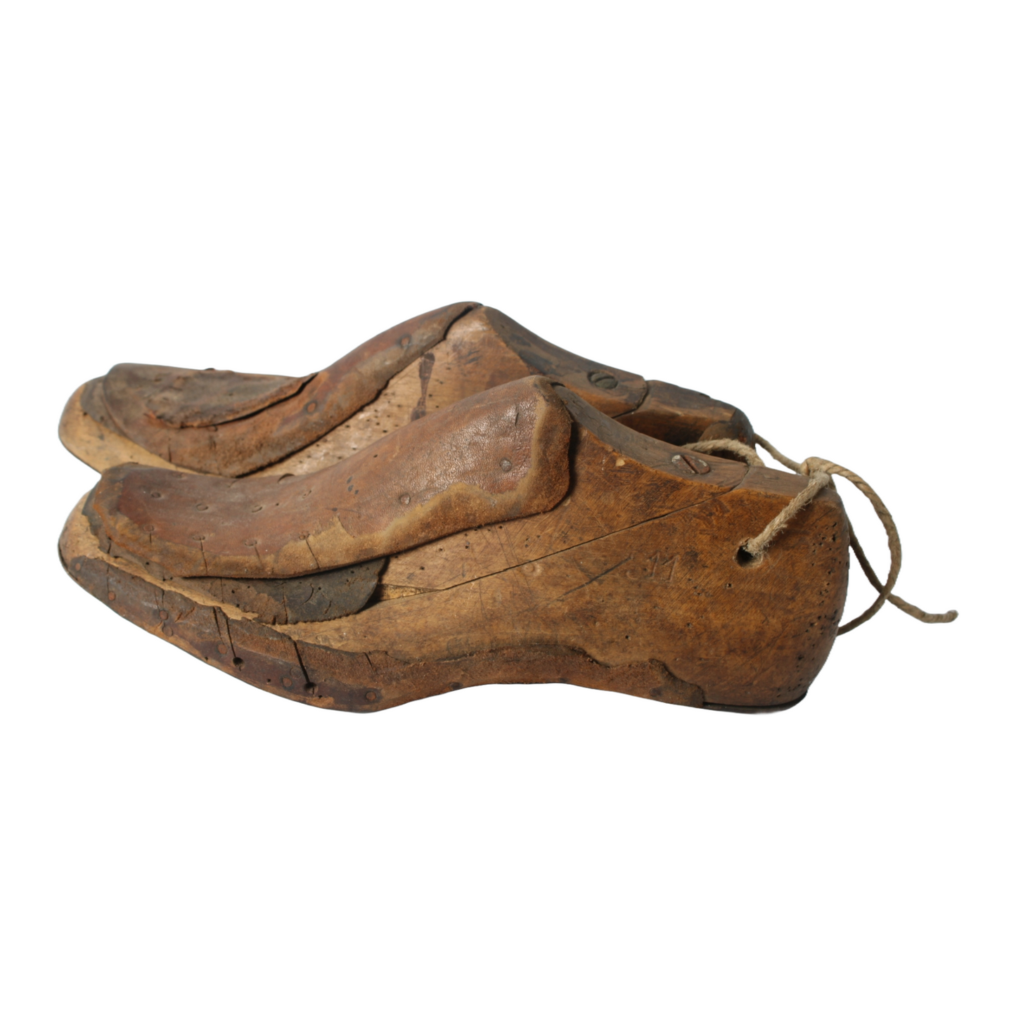 Antique Wooden Shoe Last, Handcrafted Cobbler's Tool, 24 cm, Vintage Collectible