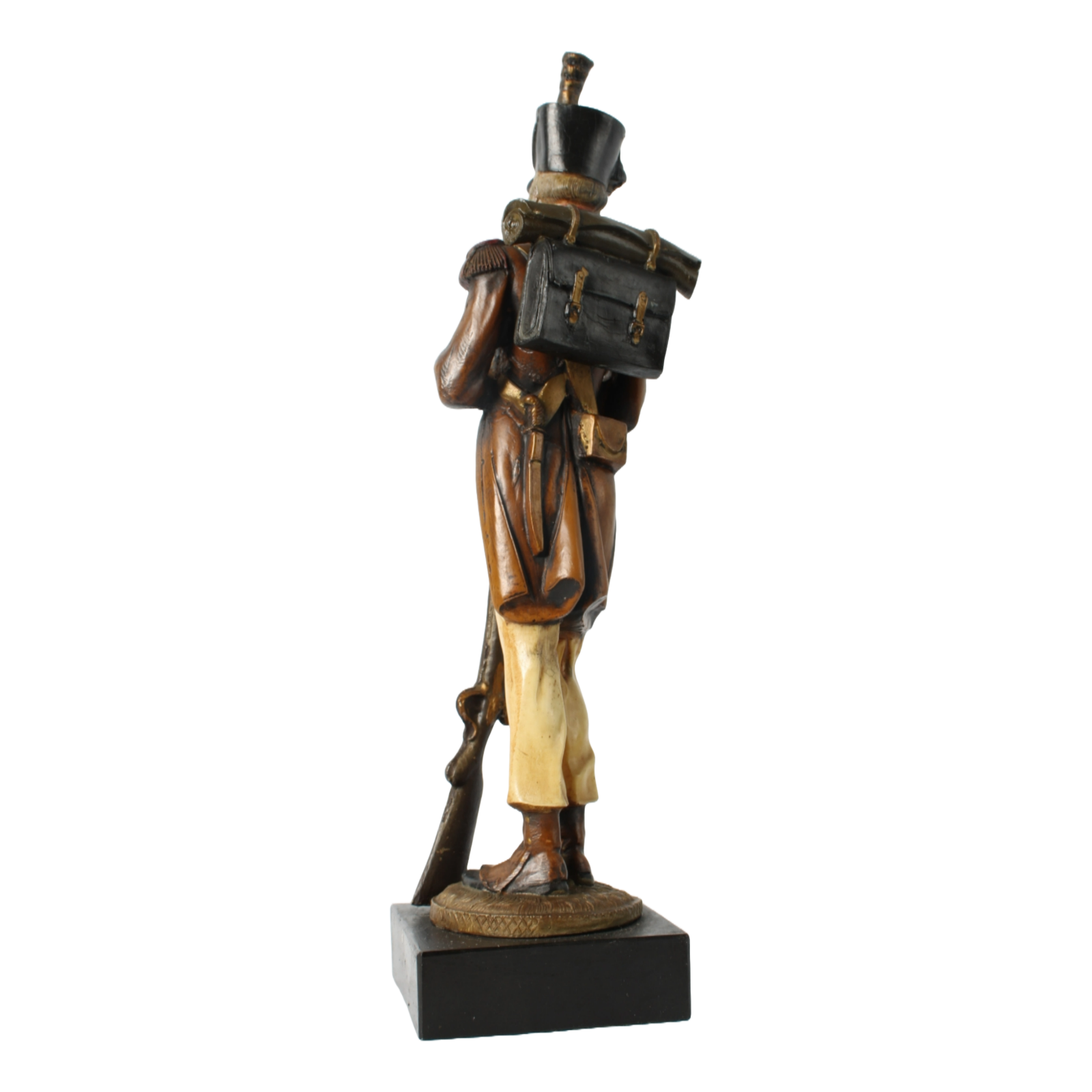 Hand-Painted Soldier Figurine by S. Pazopoulou, Greek Maker