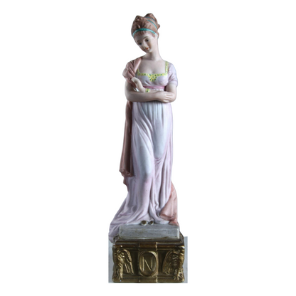 Napoleon I and Joséphine de Beauharnais Figurines, Italy, Ceramic, Circa 1975