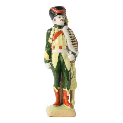Hand Painted Porcelain Figure of Napoleonic Officer, Kister Scheibe Alsbach, 192