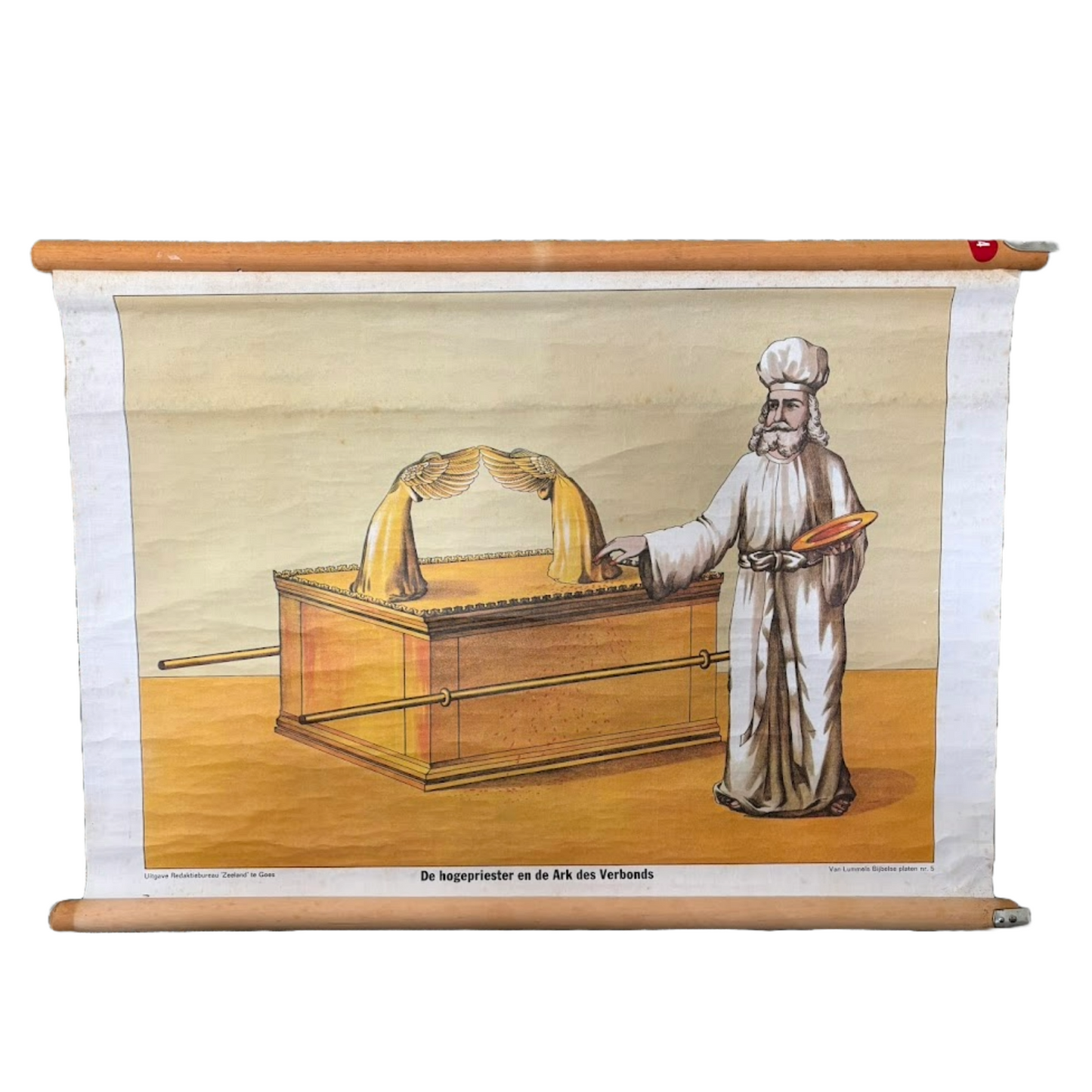 Antique School Chart “High Priest and Ark of the Covenant”