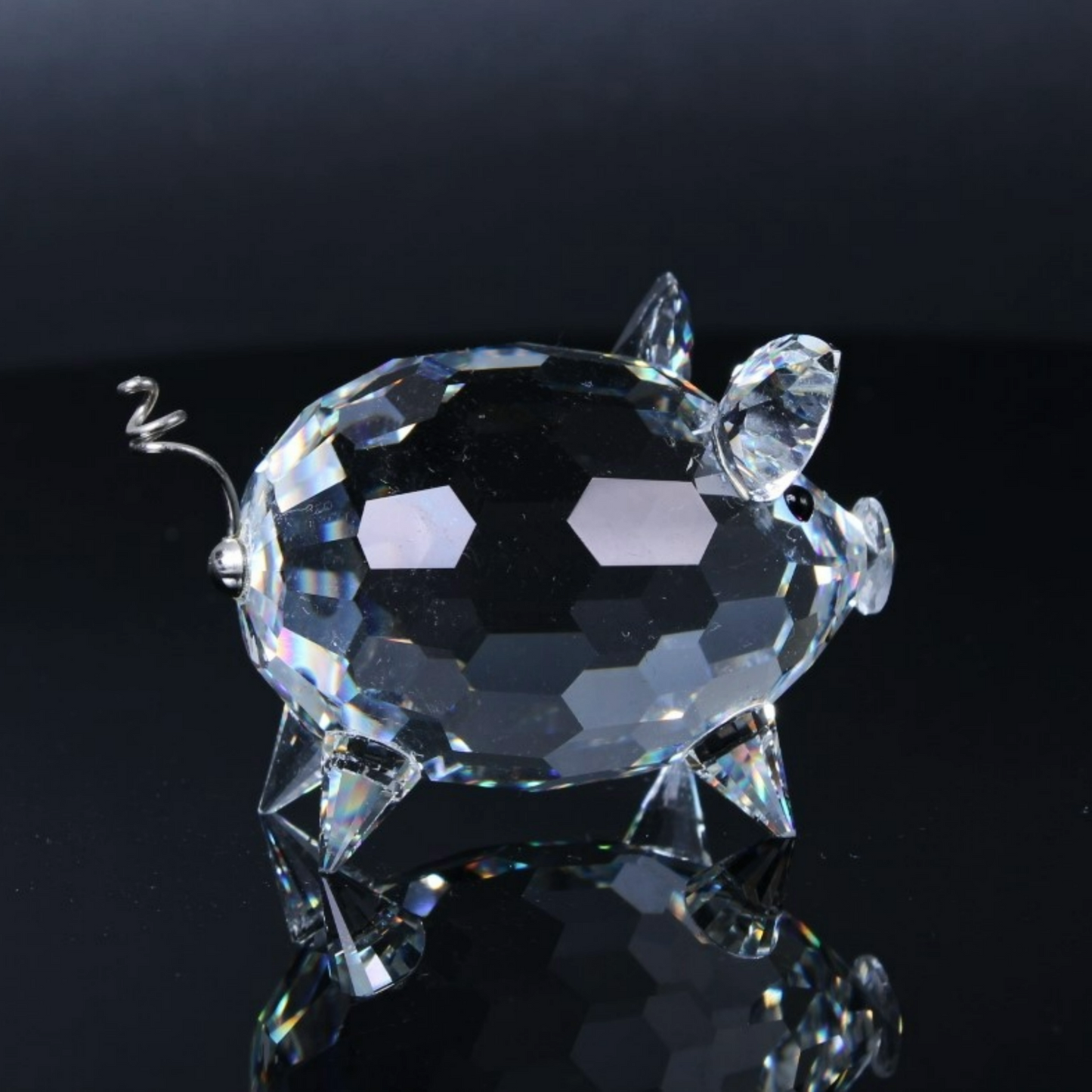 Swarovski Crystal Pig Mini 10028 Box