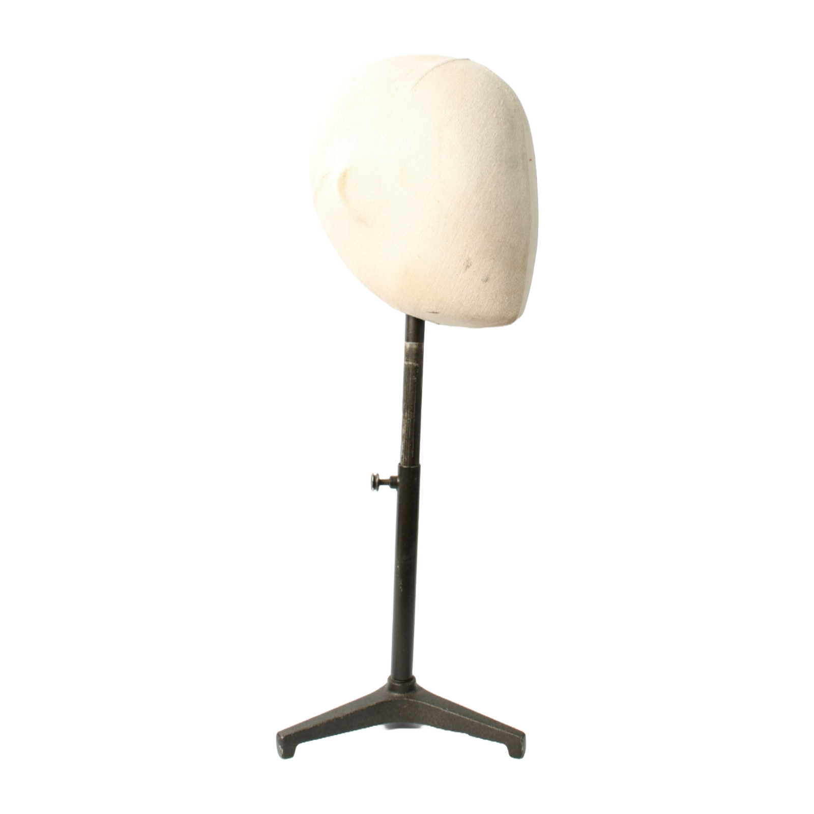 Vintage 1920s French Fencing Mask and Mannequin Head on Adjustable Stand