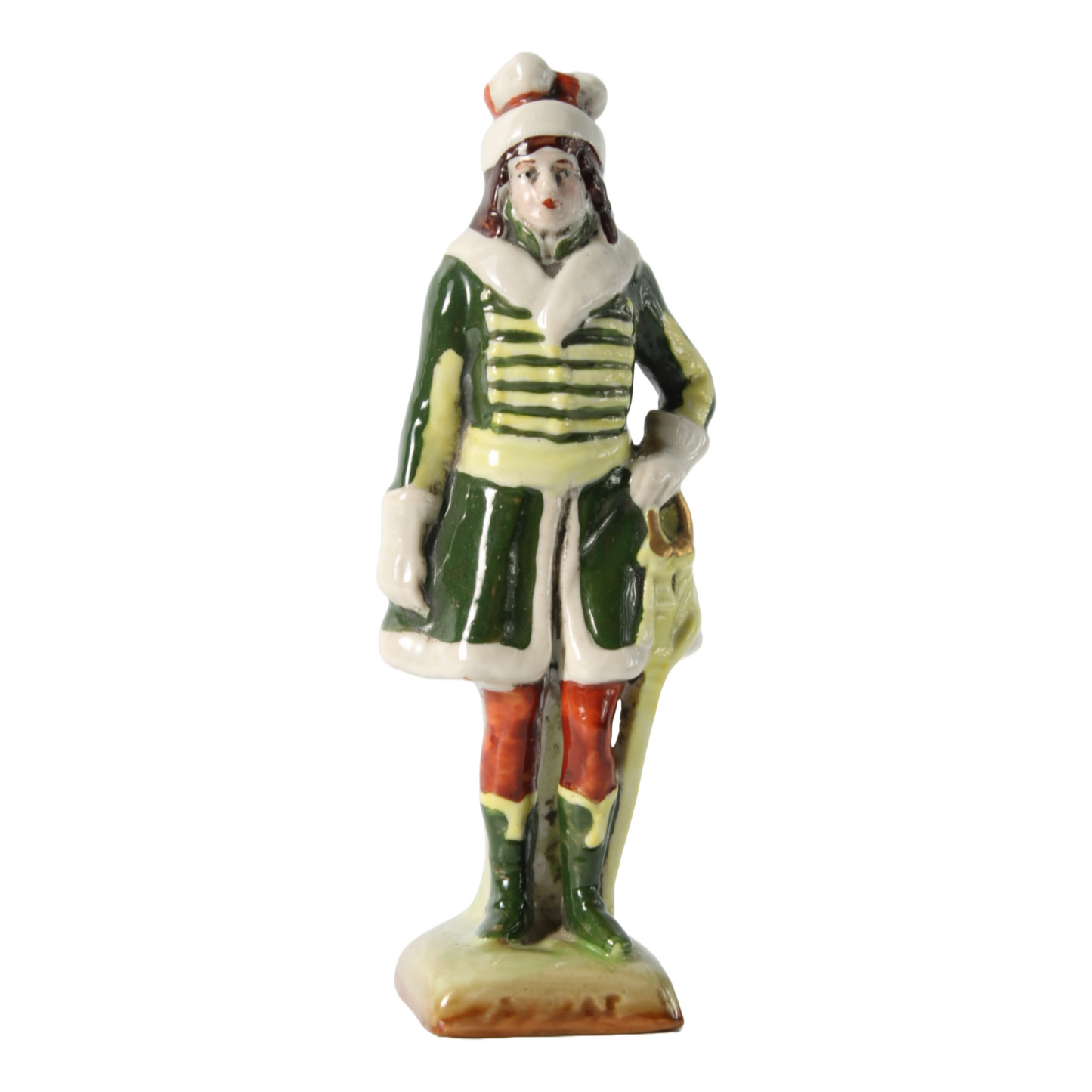 Handcrafted Porcelain Figurine of Joachim Murat, Scheibe Alsbach