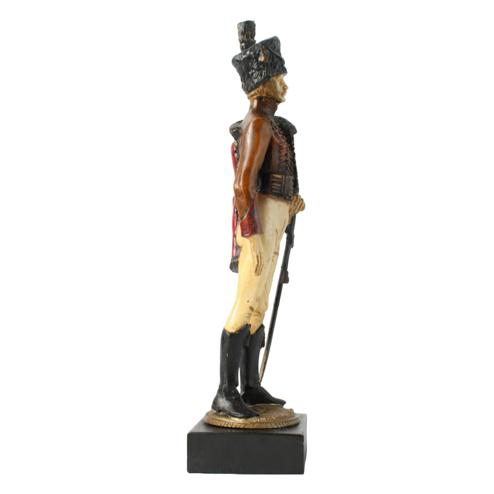 Hand-Painted Soldier Figurine by S. Pazopoulou, Greek Maker