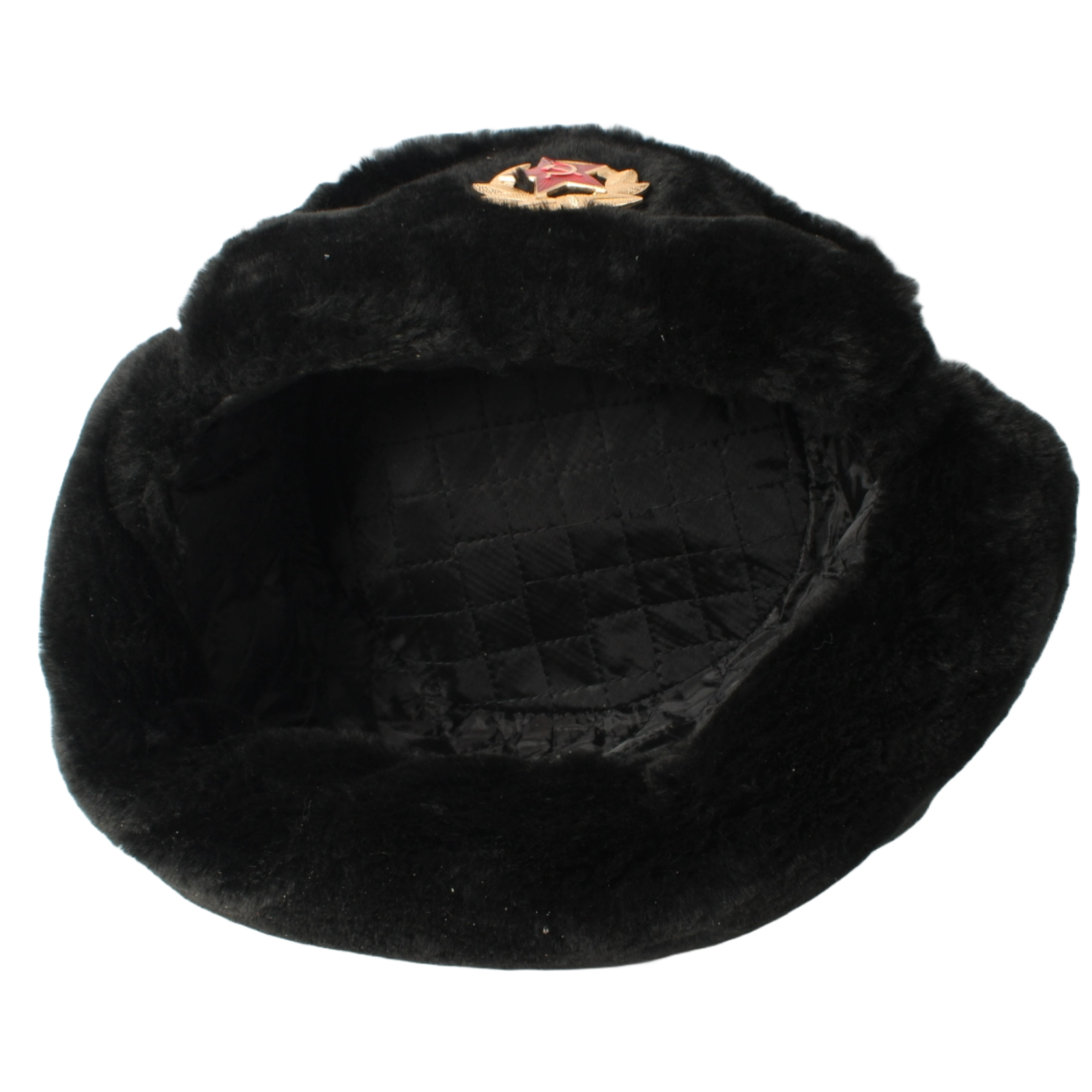 Authentic Soviet Ushanka Winter Hat Size 58 – Vintage Russian Army Fur Hat with