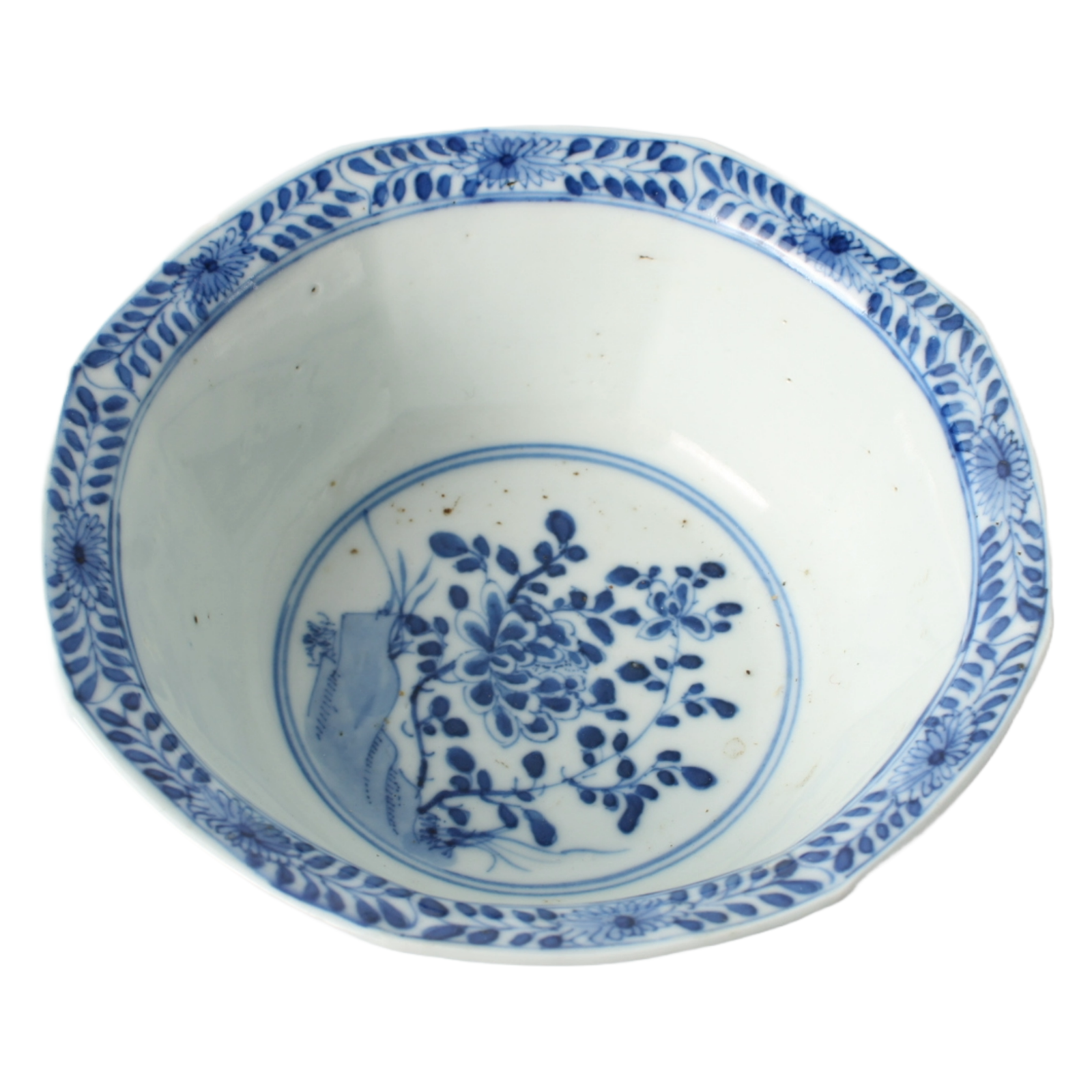 Rare Chinese Blue and White Porcelain Bowls | Kangxi & Qing Dynasty | Antique