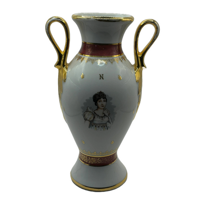 Stunning FD Chauvigny Luxe Porcelain Vase - Napoleon and Josephine - 23.5 cm Tal