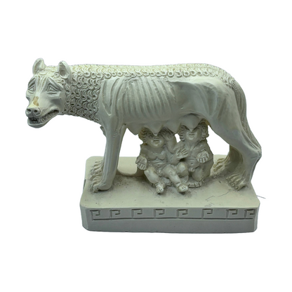 Beautiful Reproduction of the She-Wolf with Remus and Romulus - Vintage Home Dec