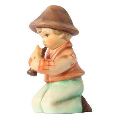 Handmade Hummel Figurine "Little Tooter" by Goebel Germany, TMK-4, 1964-1972