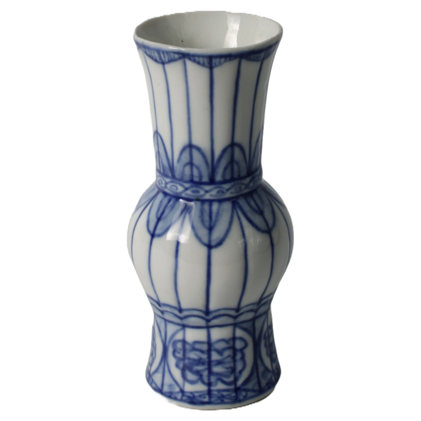 Small Blue and White Porcelain Vase - Traditional Chinese Design