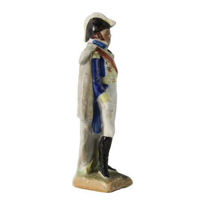 Hand-Painted Porcelain Figure of Napoleon Marshal Jean Lannes, Scheibe Alsbach,