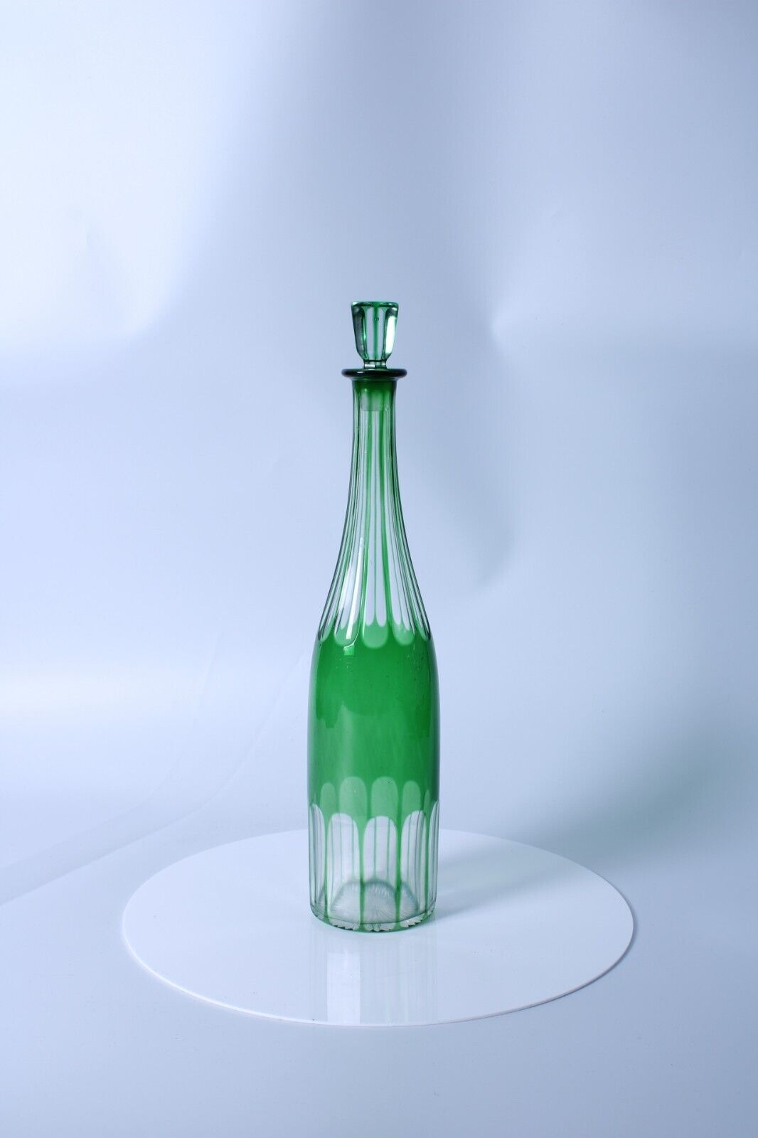 Beautiful 1920s Carafe by Maison Saint Louis Overlay