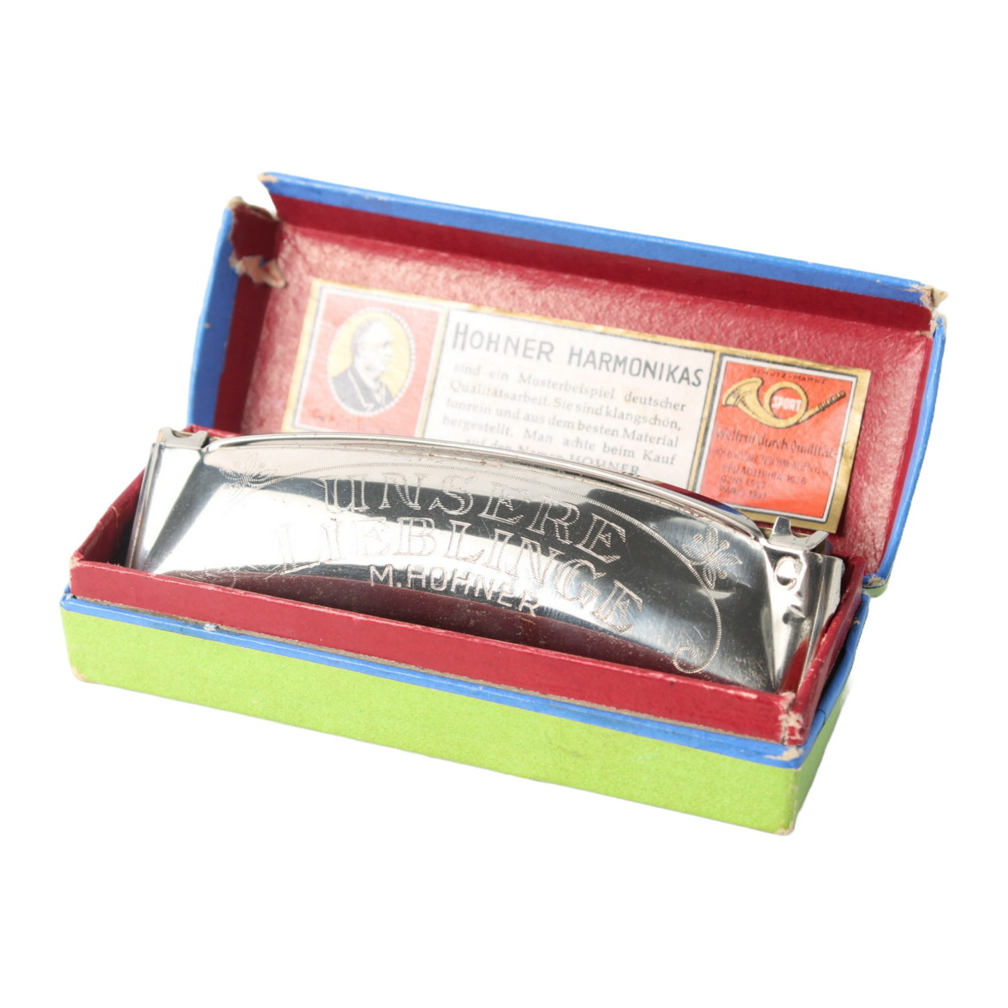 Vintage Hohner Harmonica – "Unsere Lieblinge"