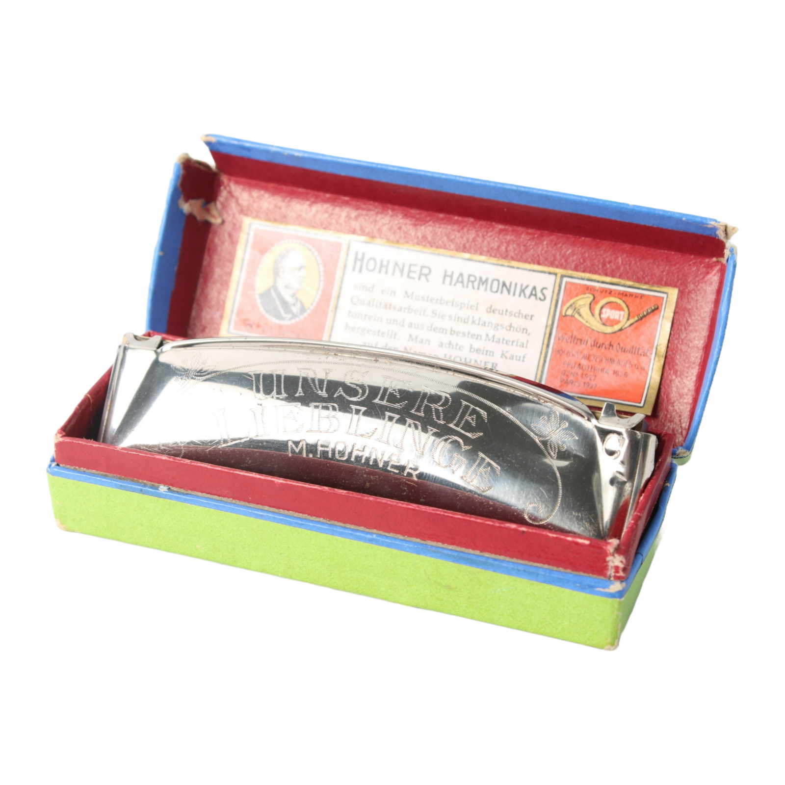 Vintage Hohner Harmonica – "Unsere Lieblinge"