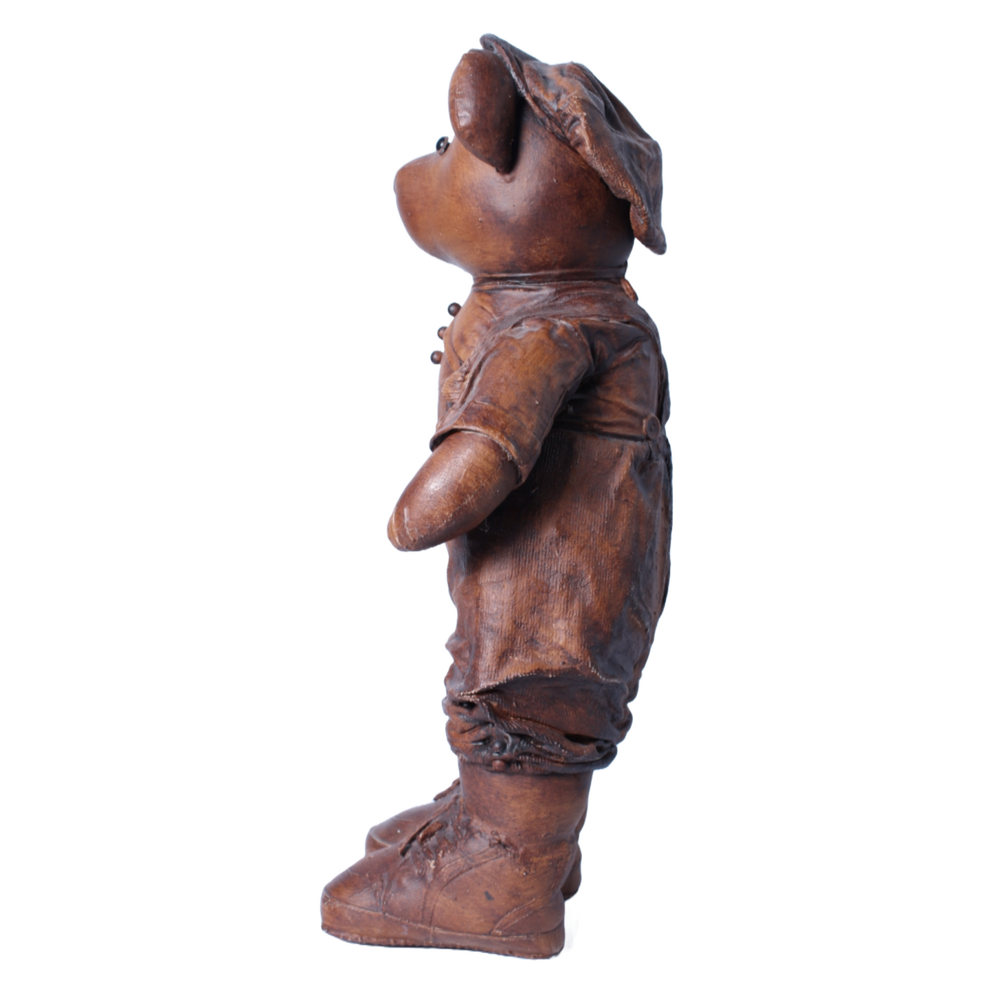 Bronze-Colored Teddy Bear - Handmade in England - 48 cm Tall