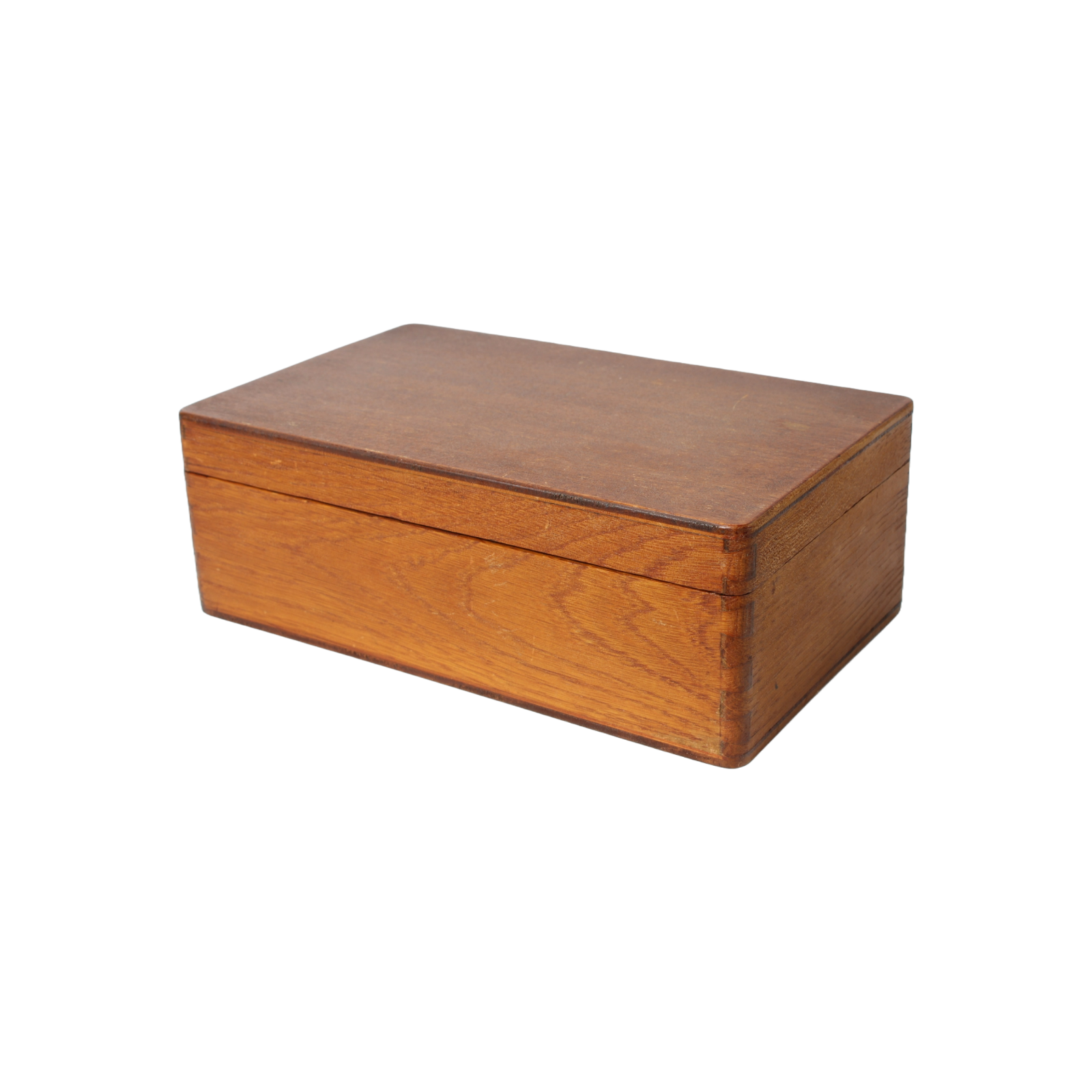 Antique Handmade Wooden Box - Vintage Storage Chest, Beautifully Crafted