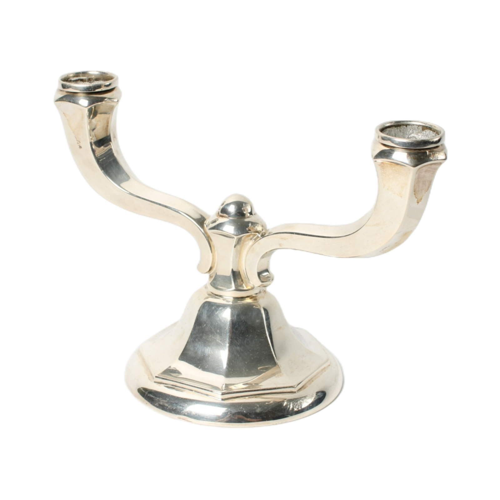 🌟 Stylish 835 Silver Two-Arm Candelabra - Add Timeless Elegance to Your Interio