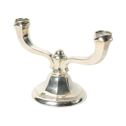 🌟 Stylish 835 Silver Two-Arm Candelabra - Add Timeless Elegance to Your Interio