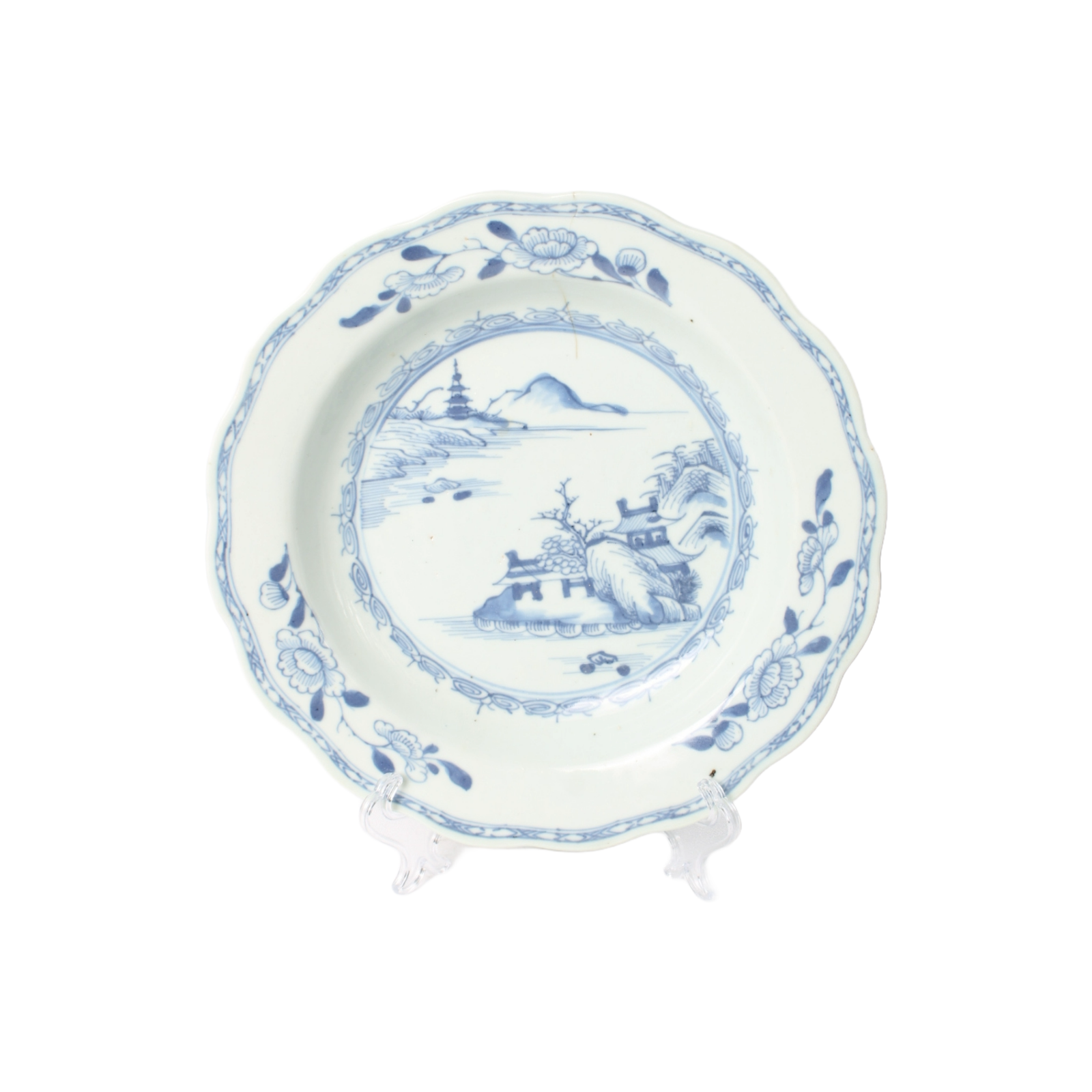 Stunning Antique Chinese Porcelain Plate - Qing Dynasty