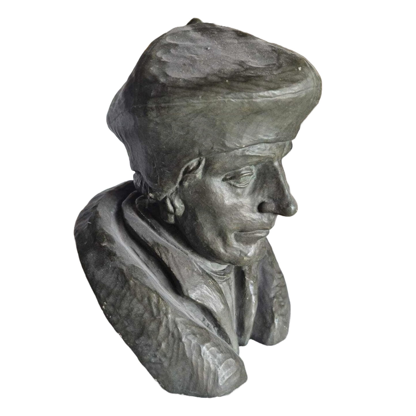 Ceramic Bust of Desiderius Erasmus | Signed by Antheunis | Historical Figur