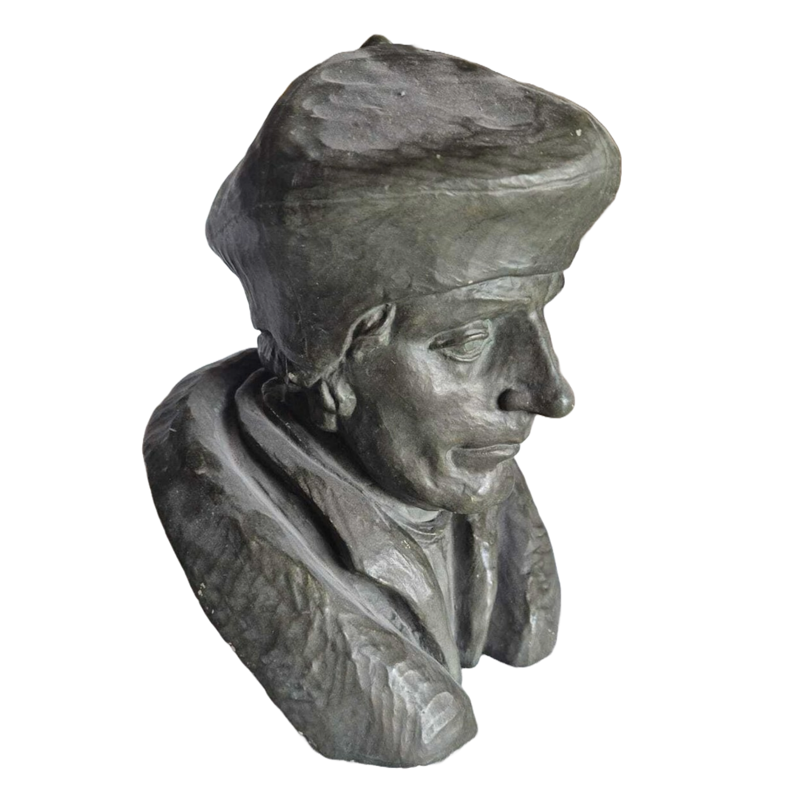 Ceramic Bust of Desiderius Erasmus | Signed by Antheunis | Historical Figur
