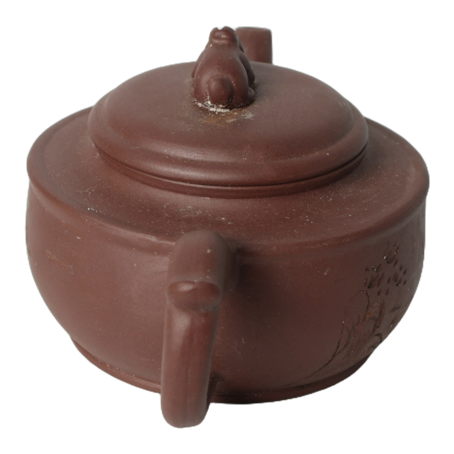 Antique Chinese Yixing Teapot | 20th-Century Zisha Clay | Traditional Handmade