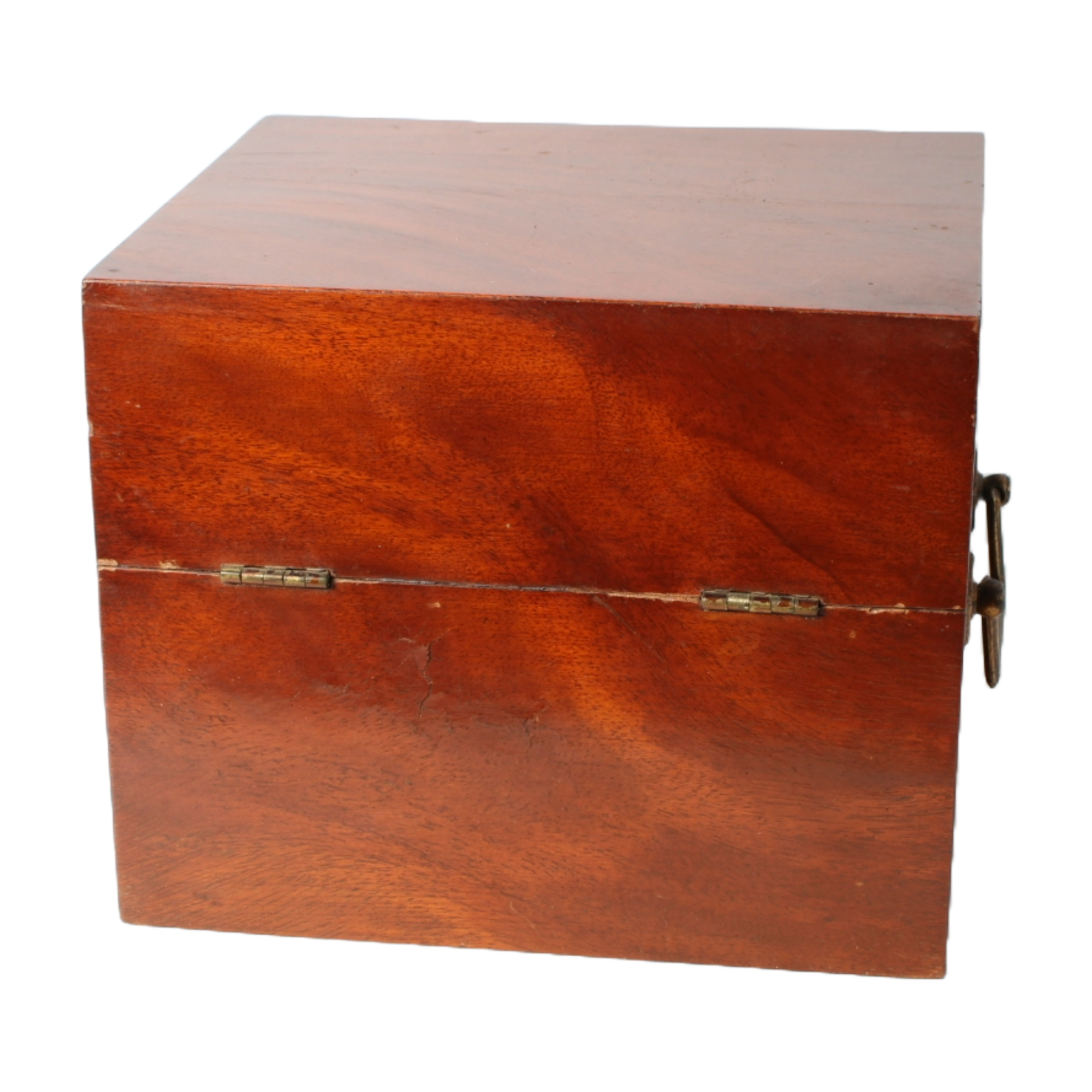 Antique Biedermeier Liquor cabinet – Luxurious Mini Bar with Hand-Blown Bottles