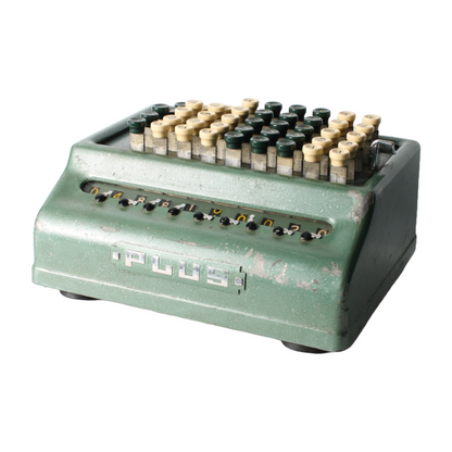 Vintage Mechanical Calculator | Bell Punch "PLUS" Rapid Adder | Model 509/C |