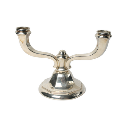 🌟 Stylish 835 Silver Two-Arm Candelabra - Add Timeless Elegance to Your Interio