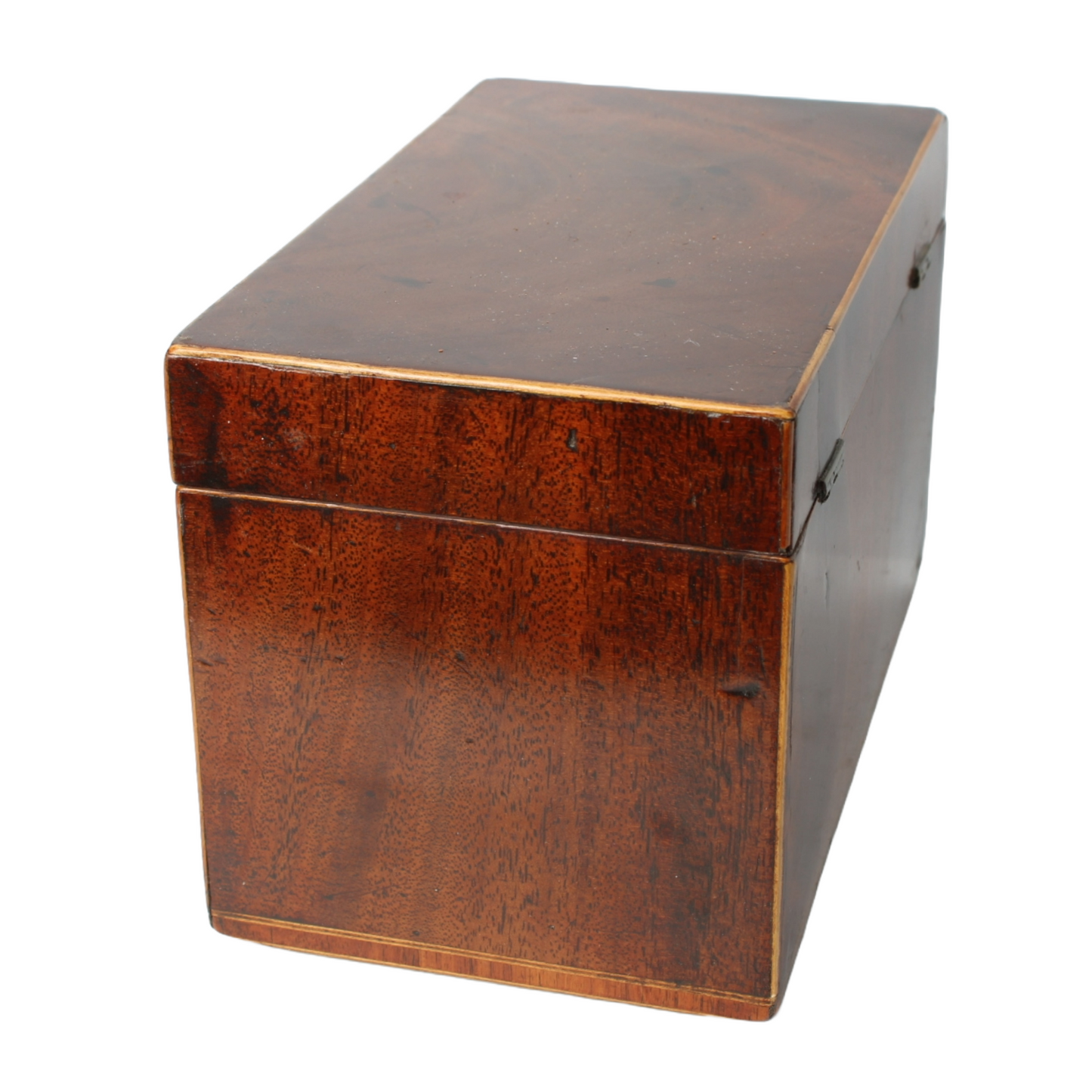 Antique Wooden Tea or Tobacco Box | Late 18th - Early 19th Century