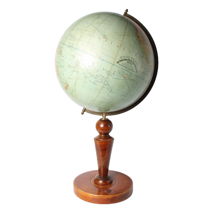 Antique German Globe ca. 1924 | Kartographisches Institut Dietrich Reimer Berlin
