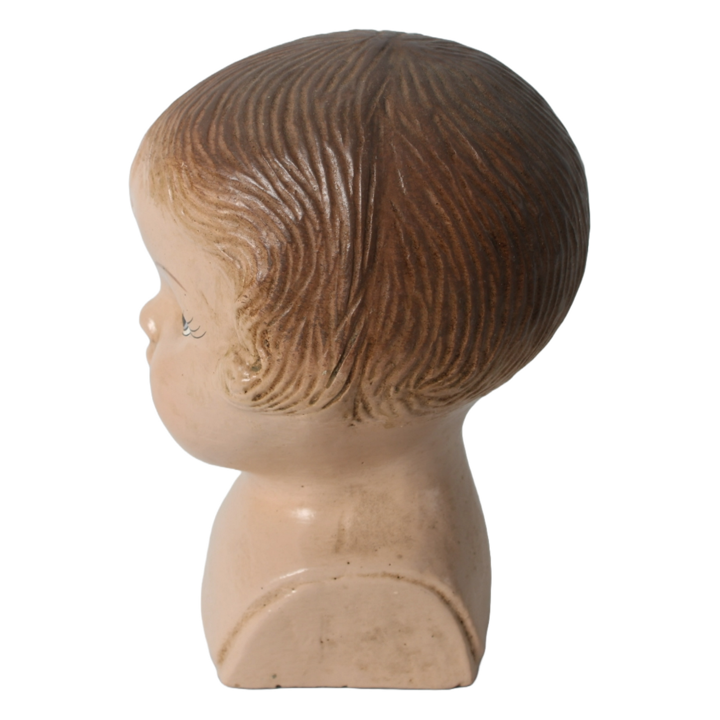 Decorative Baby Bust – Hand-Painted, Light Hair – Unique Collectible