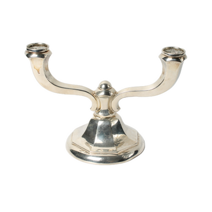 🌟 Stylish 835 Silver Two-Arm Candelabra - Add Timeless Elegance to Your Interio